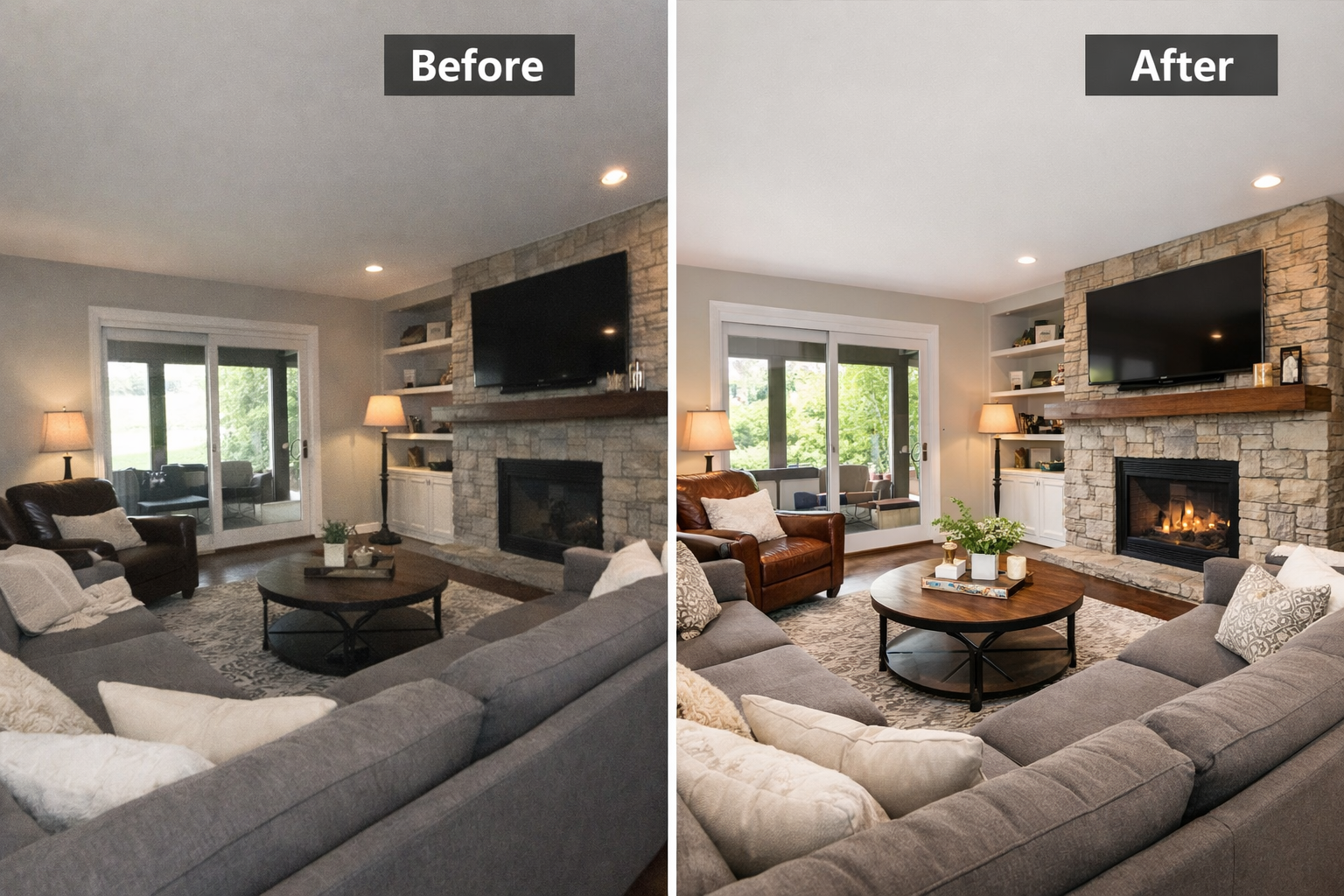 Fotoğraf düzenleme süreci — renk düzeltme ve perspektif