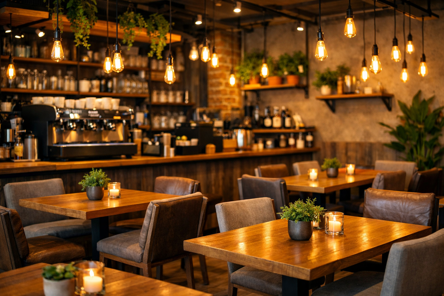 Kafe iç mekân fotoğraf çekimi